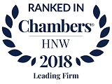 Chambers HNW Leading Firm 2018
